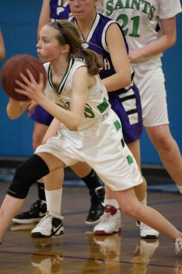 Seton girls modified basketball vs Norwich 01-05-2012