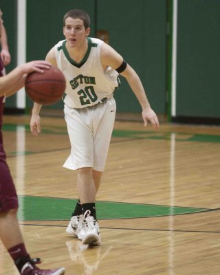 Seton varsity boys basketball vs JC 01-07-2012