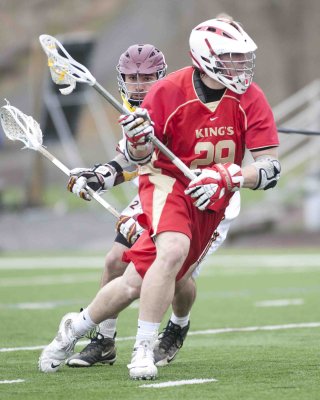 King's lax vs Oberlin College 03-31-2012