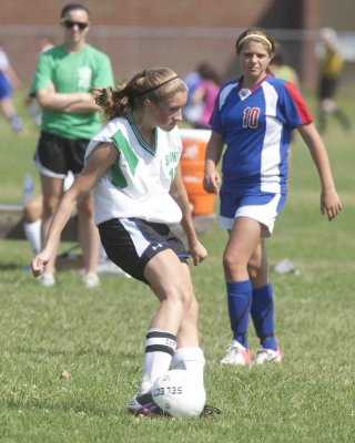 Seton girls JV soccer vs Owego 08-31-2012