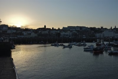 Sunset over St Peter Port