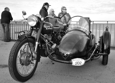 Royal Enfield complete with sidecar