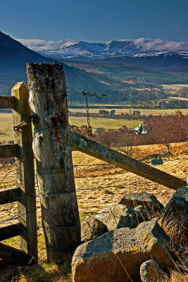 Posted  - Lochnagar in the distance