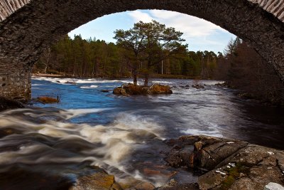 Through the Arch Window!  - Invercauld Bridge over the River Dee