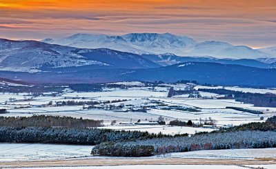 Queens View looking towards Lochnagar