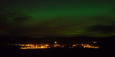 Northern Lights above Tarland Aberdeenshire