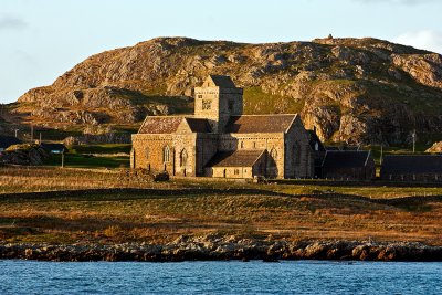 Iona Abbey from the ferry