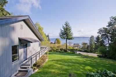 Exterior and view of Puget Sound