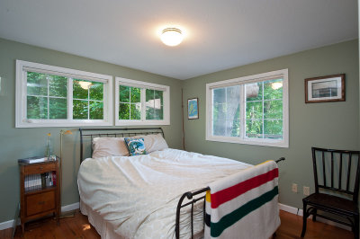 Guest bedroom on the main floor