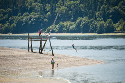 Kids at play on the beach