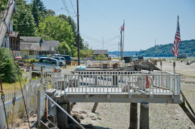 Looking South from the deck above the beach