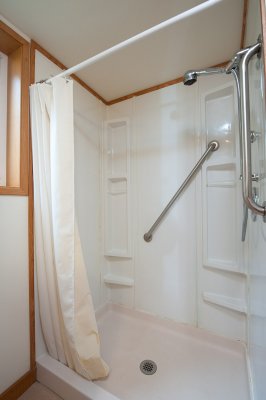 Master shower