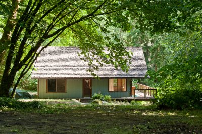 Cabin by the creek