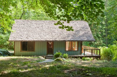 Cabin by the creek