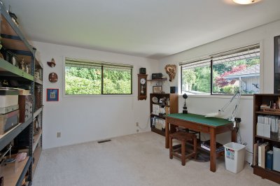 Bedroom 3 used as a workroom