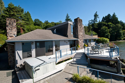 Deck and house looking South