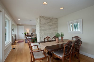 Dining and Living areas