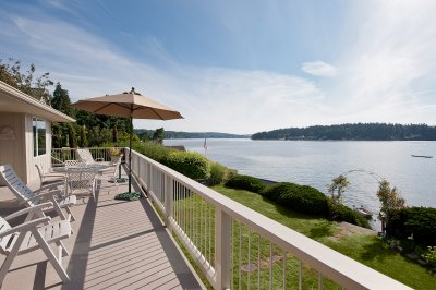 Deck from outside the living room