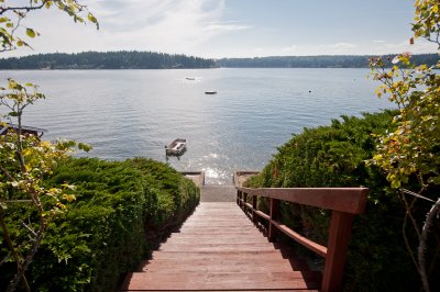 Steps down to the beach
