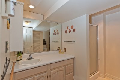 Lower level bath