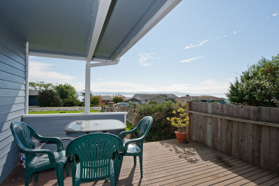 Patio off the kitchen and dining room
