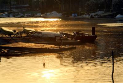 Boats At Sunset