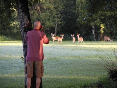 Jurden taking pictures