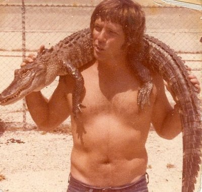 Frankie w/ Gator