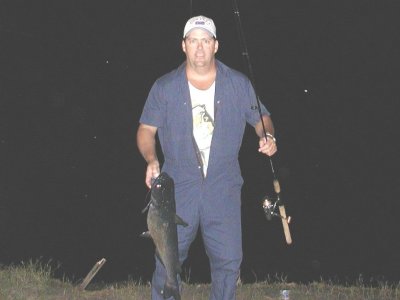 Steve Crawford w/ catfish