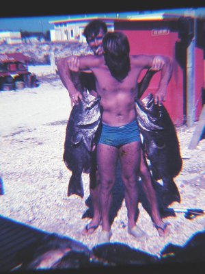 Frankie w/ Lacey on Grand Turk