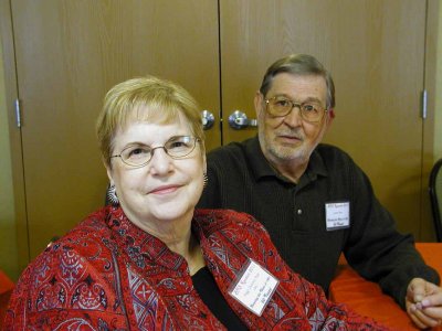Peggy Damron Pate and her husband, Larry Pate