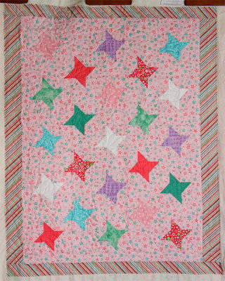 baby quilt by Anna Abrams, June 2012
