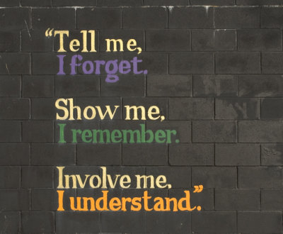 Tell Me, Show Me, Involve Me