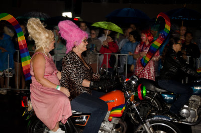 Good thing the police don't insist on helmets during the parade!