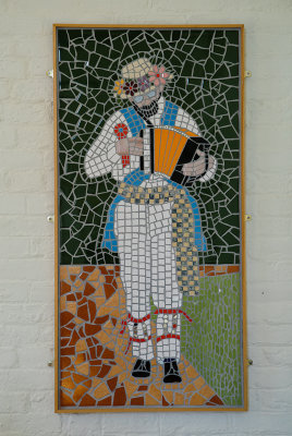 Mosaic of Morris Dancer, Winster