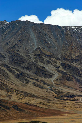 The route to Kibo hut and onwards to Gilman's Point