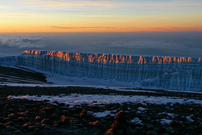 The last bits of the glacier