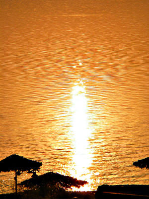 Sunset on the Dead Sea