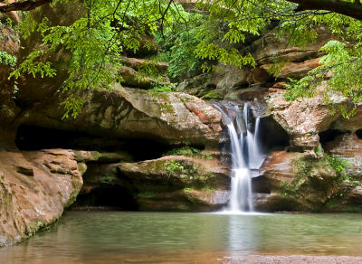 Upper Falls at Old Man's Cave