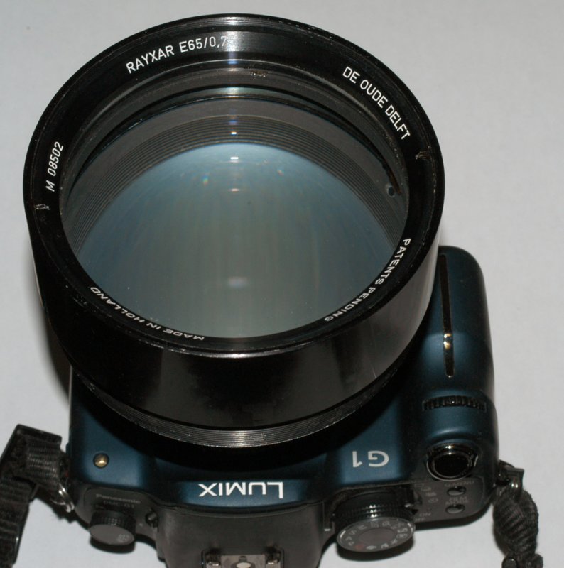 Rayxar 65mm f/0.75 lens used in x-ray photography