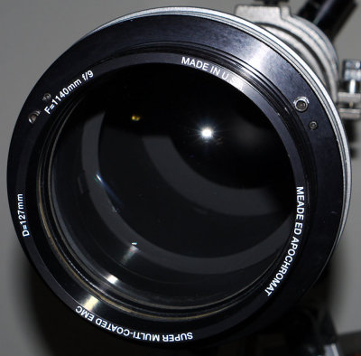 Meade 127mm ED Telescope front lens