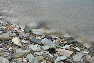 Frozen Silvaplana Lake