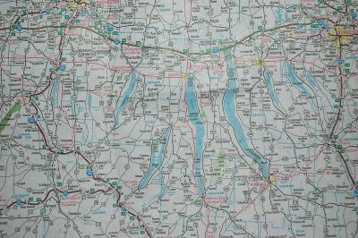 Map of Finger Lakes