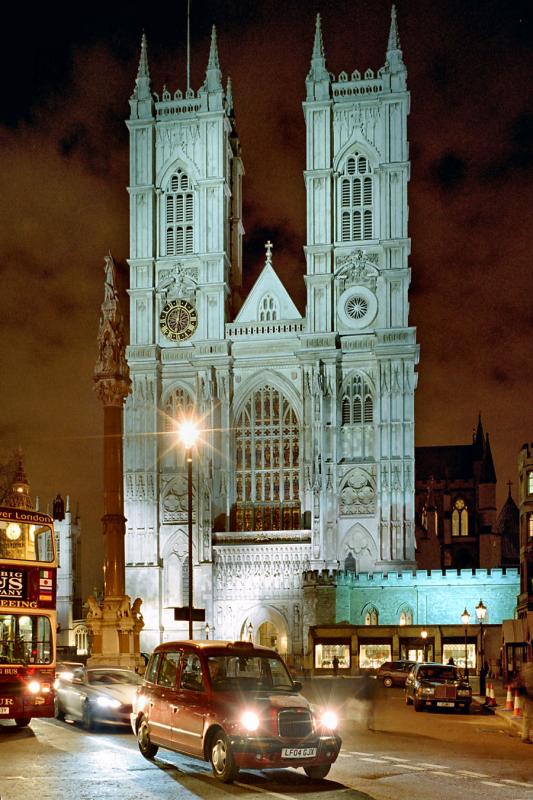 2006 - Westminster Abbey on a winter evening