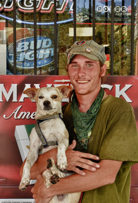 Matt and little dog