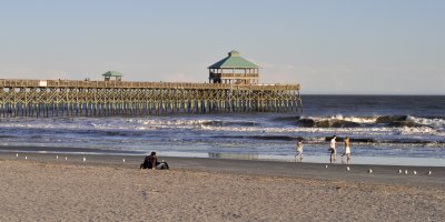the pier in early March