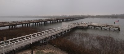 pano old Folly River bridge