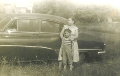 My dad's 1951 Buick Special at Spanish Camp; July, 1953