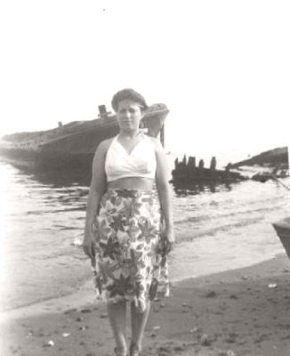 Carmen Murillo (Peter Quiones' mother)  on Barat's Beach