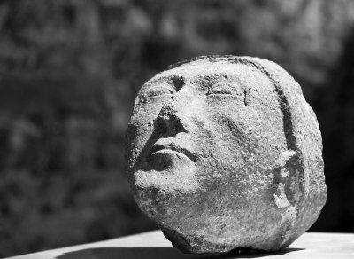 Stone Head at Jerpoint Abbey